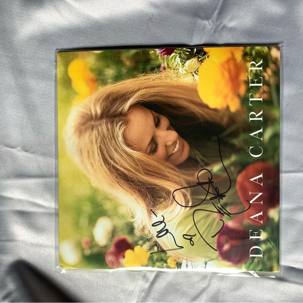 Brand new Deanna Carter vinyl and tee shirt